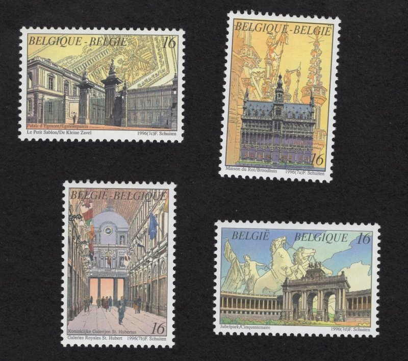 Belgium Scott 1614-17 MNH