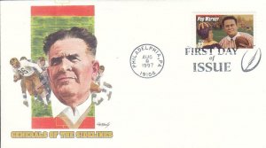 1997, Generals of the Sidelines-Glenn Pop Warner, Fleetwood, FDC (E7978)