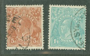 Australia  #120/124  Single