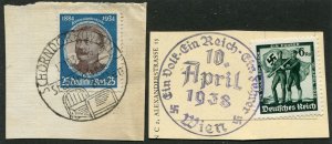 Germany  Sc.# 435 & 484 ?  with specia cancels