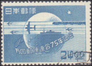 Japan #474-477, Complete Set(4), 1949, Used