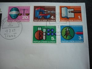 Postal History - Papua New Guinea - Scott# 232-236 - First Day Cover