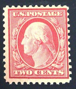 Scott #519 - VG - 2c Carmine - Washington - MNH - 1917