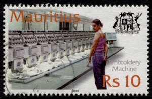 Mauritius #929 Textile Industry Used CV$2.00