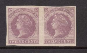 Prince Edward Island #16a VF Mint Imperf Pair