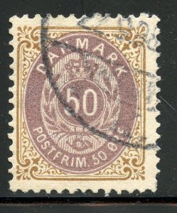 Denmark # 51, Used.