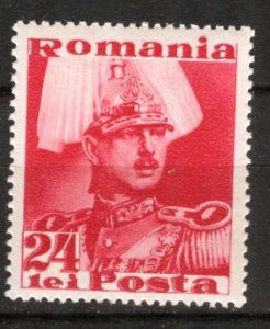 Romania 1935 / 1940 King Karl II 24 Lei MNH