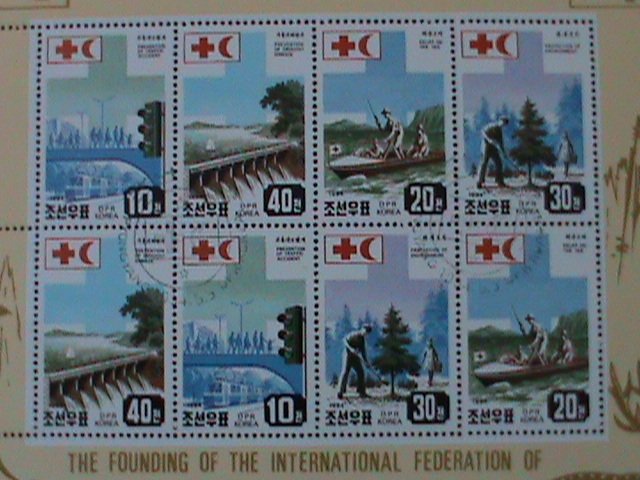 ​KOREA-SC#3337- FOUNDING OF INTERNATIONALRED CROSS & RED CRESCENT:-CTO-S/S-