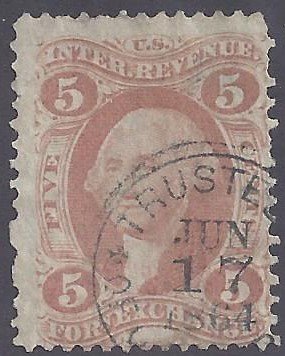 US Scott #R26 c used hand cancel F-VF