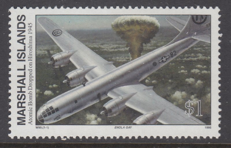 Marshall Islands 520 Atomic Bomb Dropped on Hiroshima MNH VF