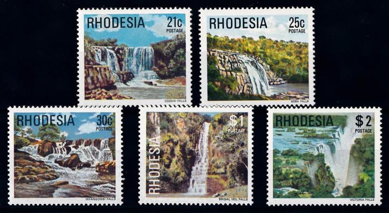 [66233] Zimbabwe Rhodesia 1978 Flora Plants Trees Waterfalls From Set MNH