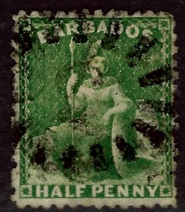 Barbados #13 Used F-VF hr Value $13.50...Bid to Win!!