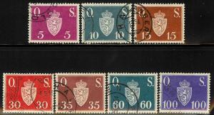 Norway O58-O64 (O64 th) Used VF