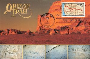 2747 29c - OREGON TRAIL - Smith-Western post card FDI A