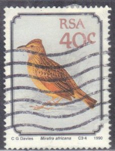 SOUTH AFRICA SC# 791  *USED*  1990  40c  BIRD   SEE SCAN