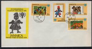 Jamaica 461-464 IYC U/A FDC