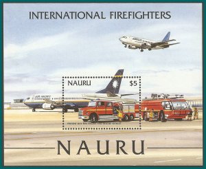 Nauru 2002 Firefighters, MS MNH 508,SGMS555