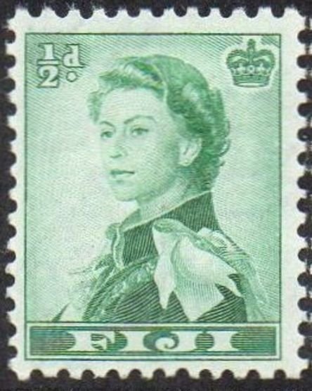 Fiji 1961 ½d emerald-green MH