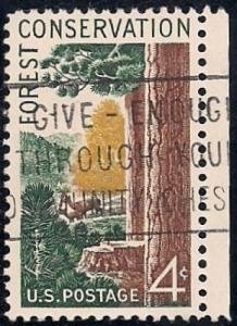 1122 4 cent Forest Conversation VF used