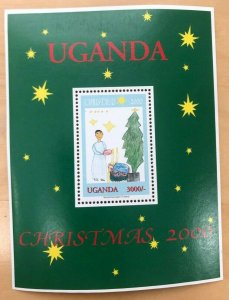 Uganda 2001 - CHRISTMAS 2000 - Souvenir Sheet (Scott #1687) - MNH
