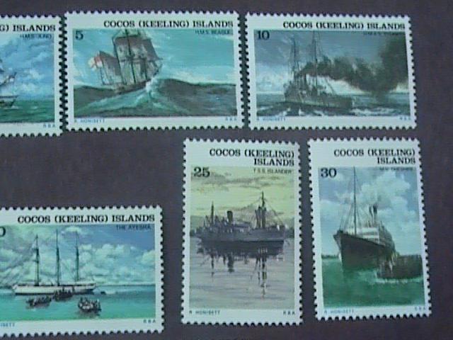 COCOS ISLANDS # 20-31-MINT/NEVER HINGED---COMPLETE SET----SHIPS----1976