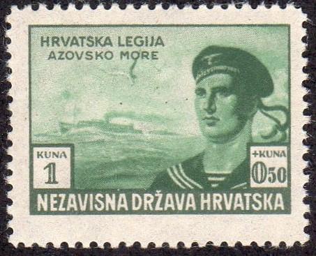 Croatia B33 - Mint-NH - Sailor at Sea of Azov (cv $0.40)