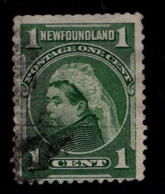 NEWFOUNDLAND Scott 80 Used Victoria stamp