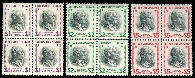 U.S. 1938 PRES. ISSUE 832-34  Mint (ID # 74325)