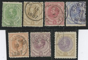 Netherlands Antilles (Curacao) #1-7 Used Single (Complete Set)