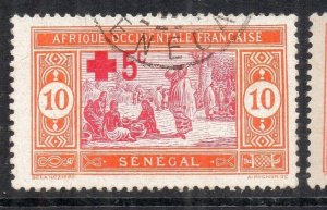 French Senegal 1918 Early Issue Fine Used 5c. Surcharged NW-231088