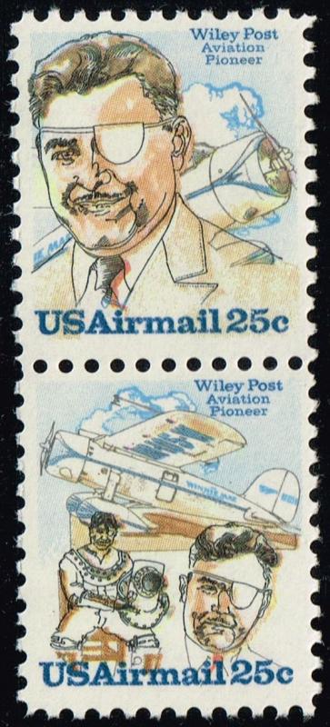 US #C95-C96 Wiley Post Se-tenantPair; MNH (1.80)