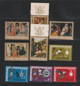 Cook Islands 170-178 Sets MNH Various