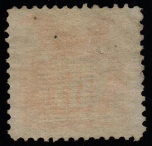 US Scott #116 - VF - No Gum - 10c Eagle and Shield - Pictorial - Yellow - 1869