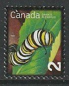 2009 Canada Sc 2328 - MNH VF - 1 single -Beneficial Insects- Monarch Caterpillar