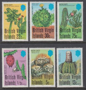 British Virgin Islands 350-355 Flowers MNH VF