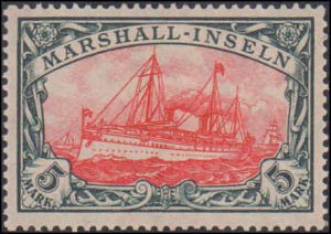 Marshall Islands #26-27, Complete Set(2), 1916, Hinged