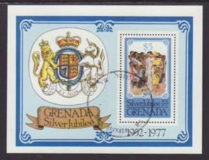 Grenada QEII Silver Jubilee 793 Souvenir Sheet CTO VF