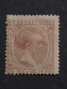 ​CUBA-1890- OVER 132 YEARS OLD STAMP KING ALFONSO XIII MINT-VERY FINE