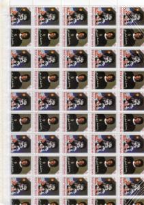 BRITISH VIRGIN ISLANDS 1986  Unissued Michael Jackson 2 Full Sheetlets 25 Pairs