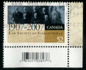 2227 Canada 52c Law Society of Saskatchewan, used