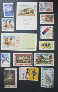 BRAZIL Unused MINT MNH OG Stamp Lot Collection T5596