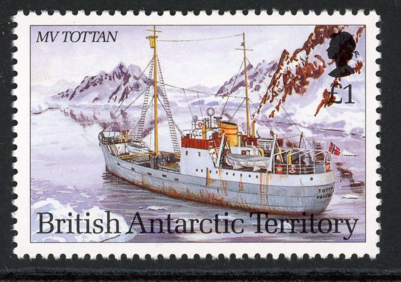 British Antarctic Territory 211 MNH 1993 1£ Ships