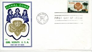 Canal Zone 1962 Sc 156 FDC 16