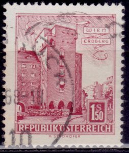 Austria, 1957-61, Robenhof Building, 1.50s, sc#623, used