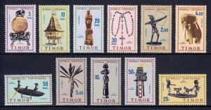 Timor - Scott #301//312 - MNH - Short set missing #306 - SCV $16.25