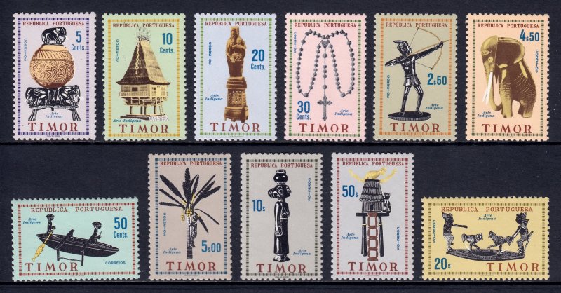 Timor - Scott #301//312 - MNH - Short set missing #306 - SCV $16.25