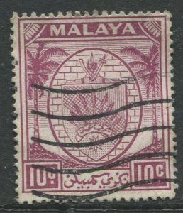 STAMP STATION PERTH Negri Sembilan #46 Arms Definitive Used 1949-55