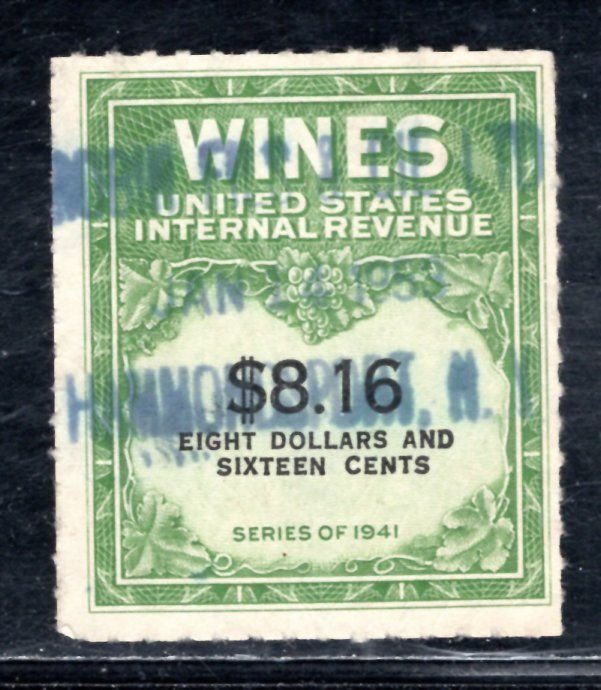 UNITED STATES SC# RE203 FVF/U