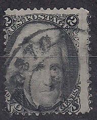US  Sc# 73 Andrew Jackson Used