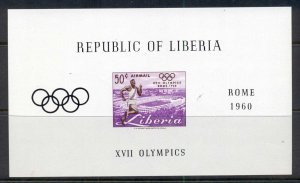 Liberia 1960 Summer Olympics Rome MS MUH